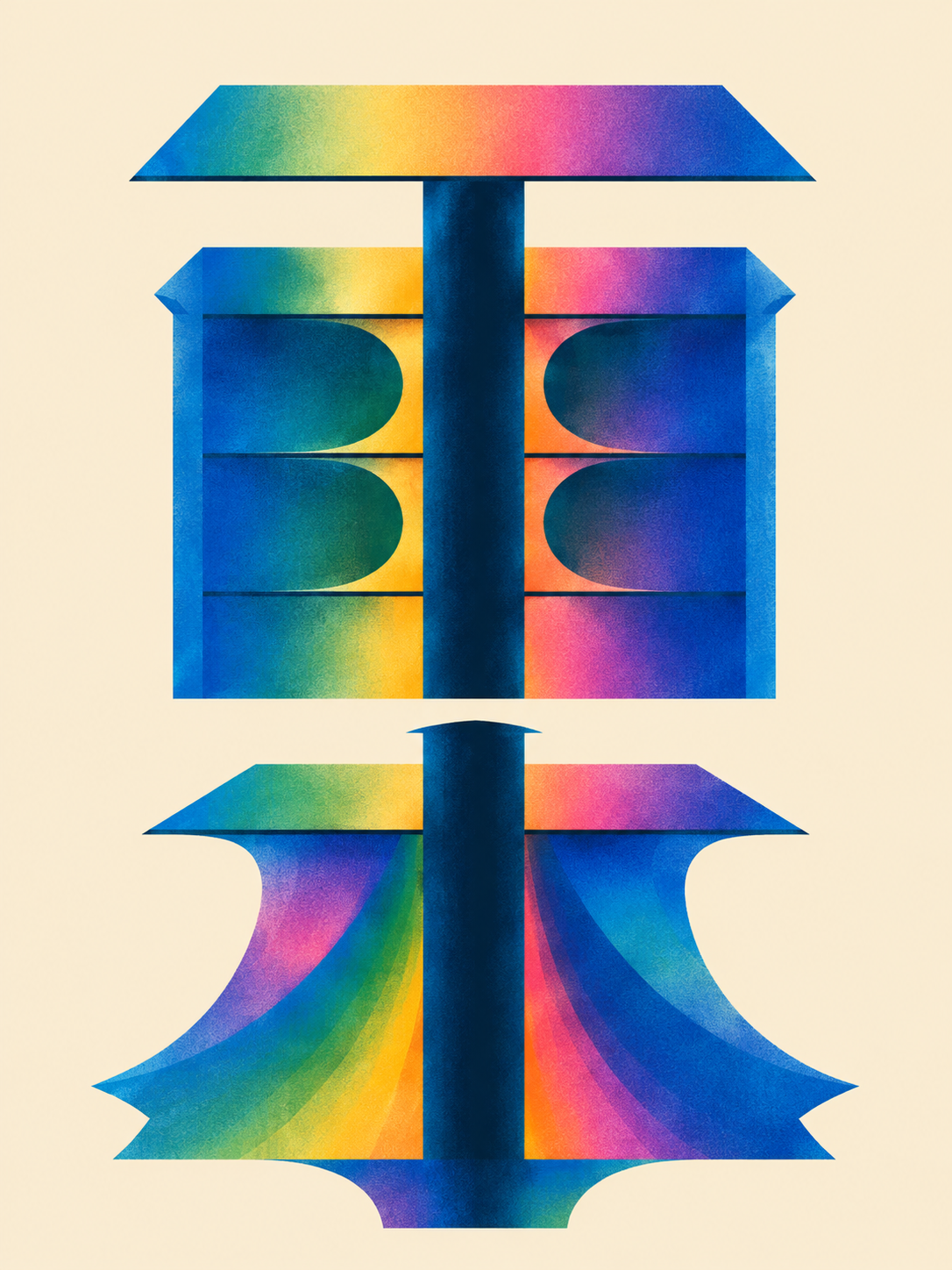 Color Blocks - cuadro decorativo