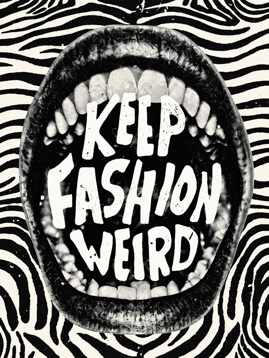 Keep Fashion Weird - cuadro decorativo