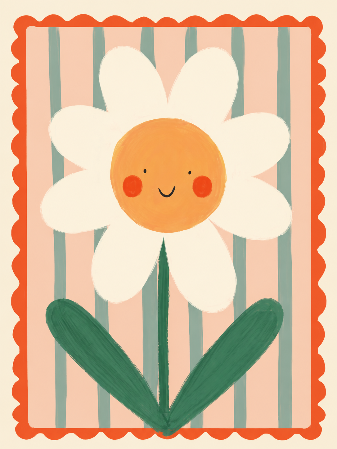 Margarita Sonriente — cuadro infantil