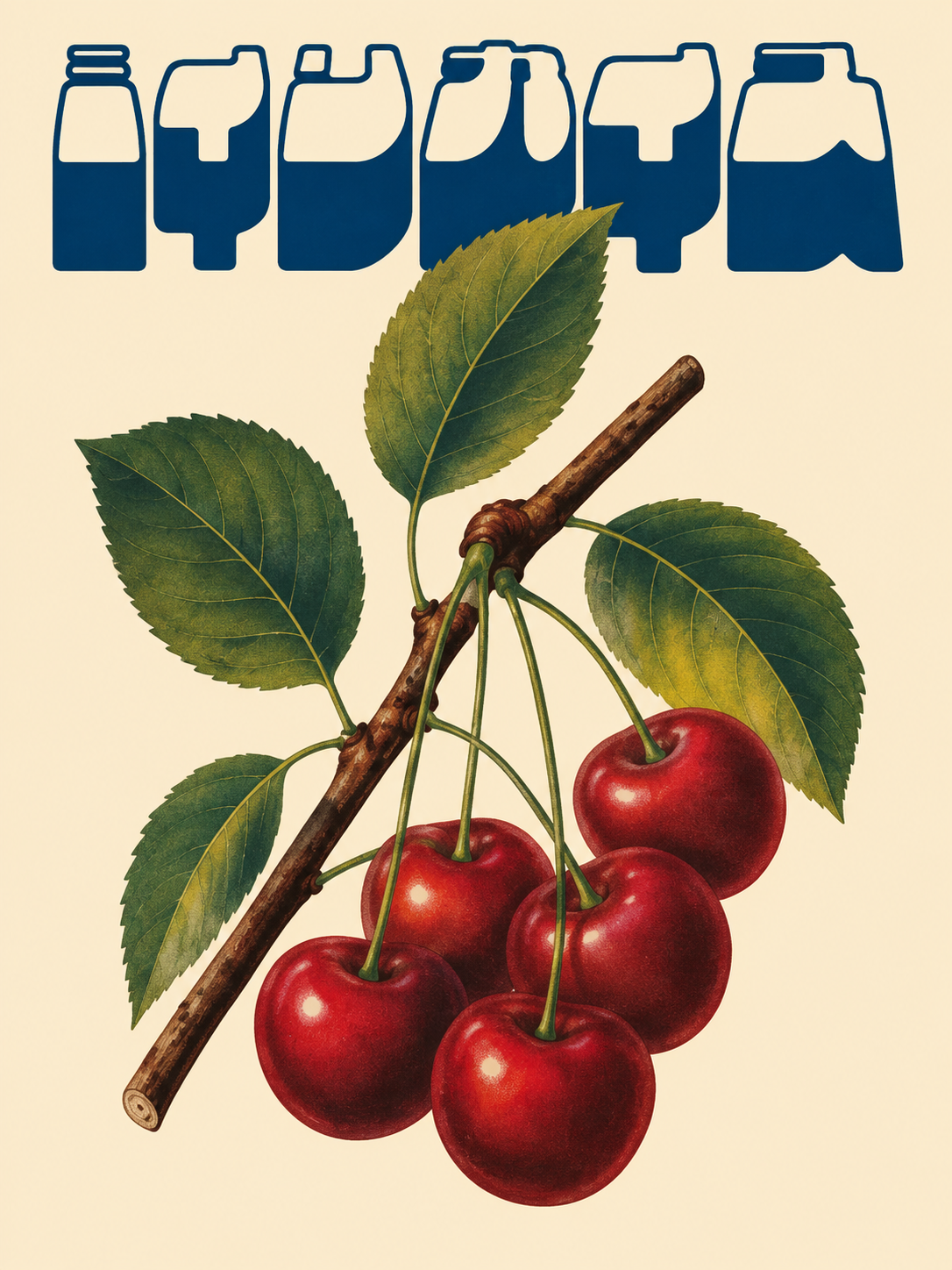 Rama de Cerezas Japonesas