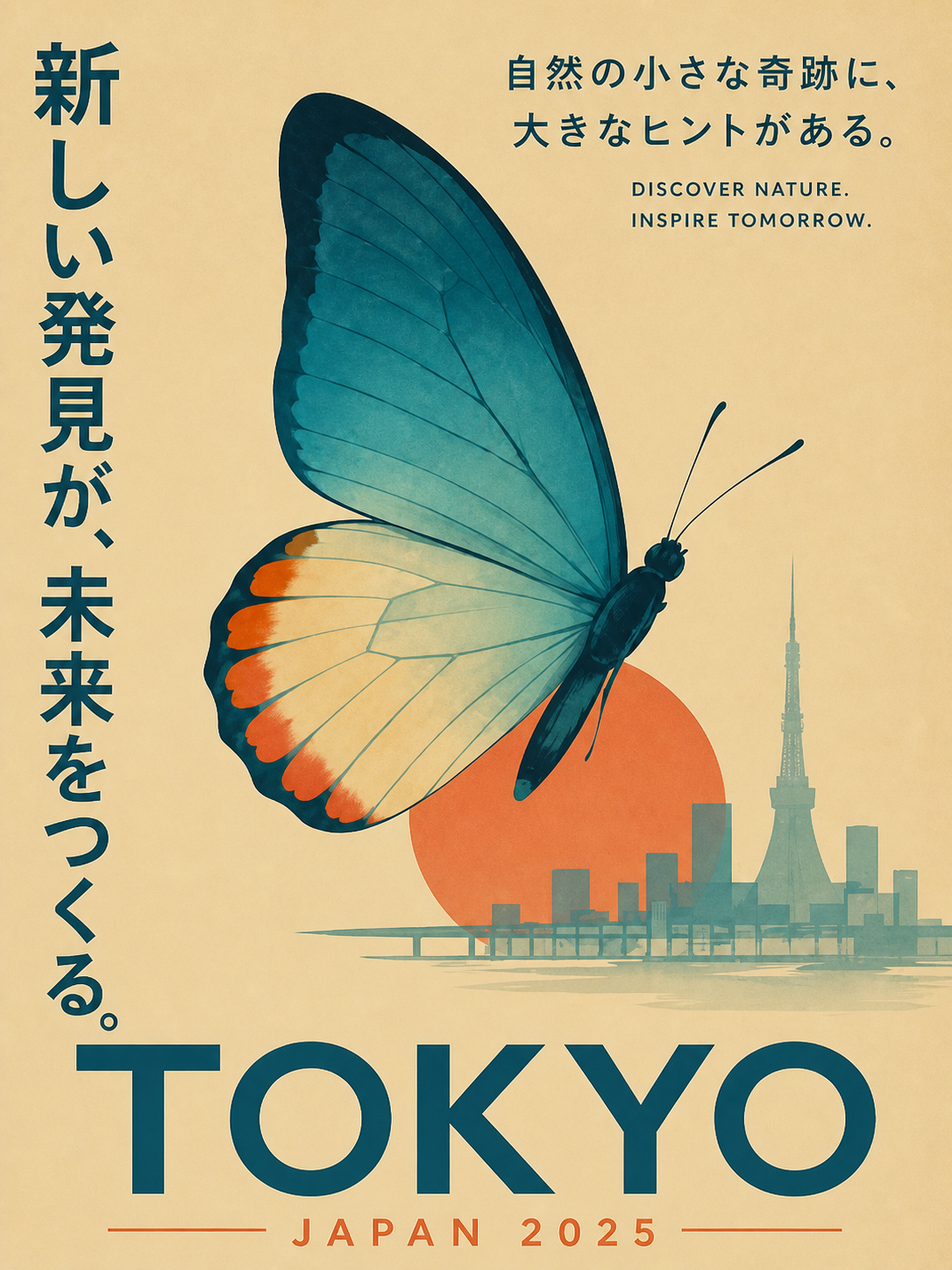 Mariposa Tokyo Azul