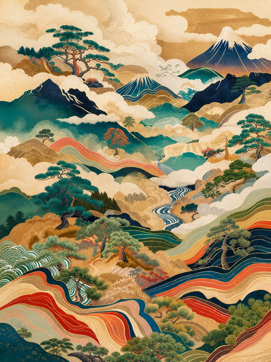 Montaña Japonesa Premium