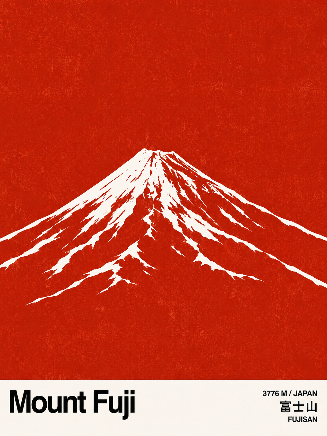 Monte Fuji Rojo
