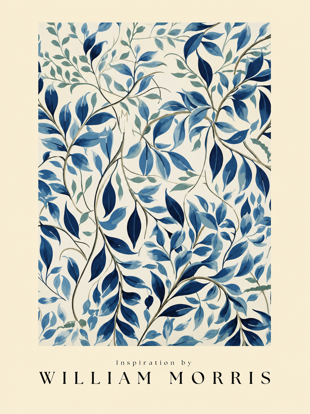 Ramo Silvestre, lámina decorativa inspirada en William Morris