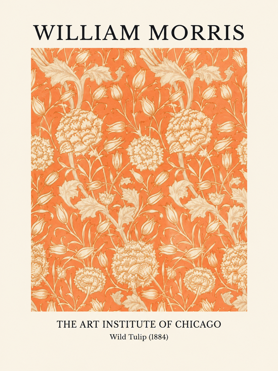 Ramas en Azul, lámina decorativa inspirada en William Morris