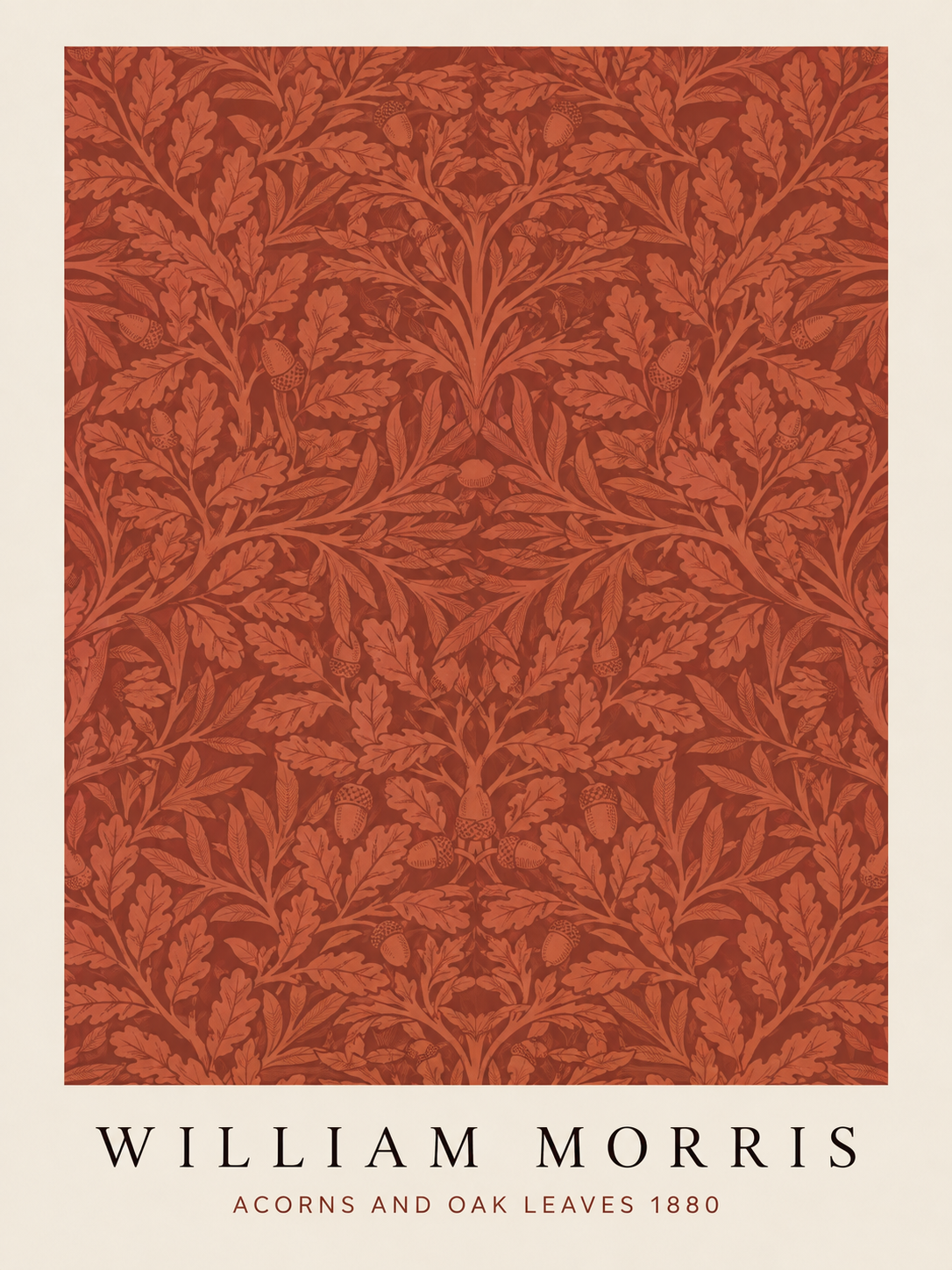 Set de 3 William Morris - Flores rosadas - panel 2