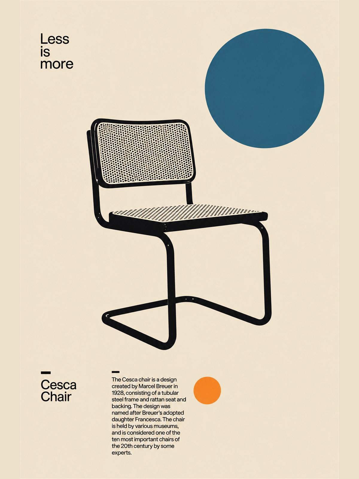 Bauhaus - mural_cesca_chair_less_is_more.png