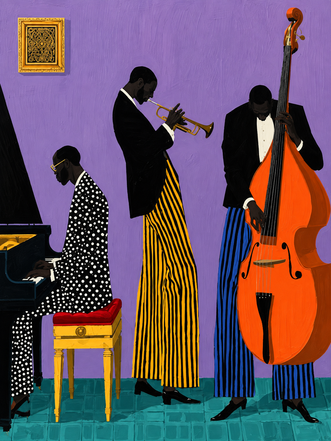 Jazz Quartet Purple
