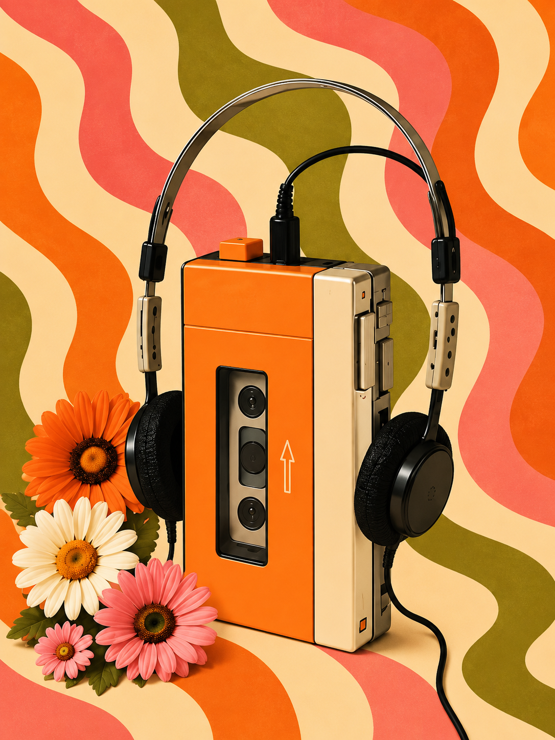 Headphones Flower