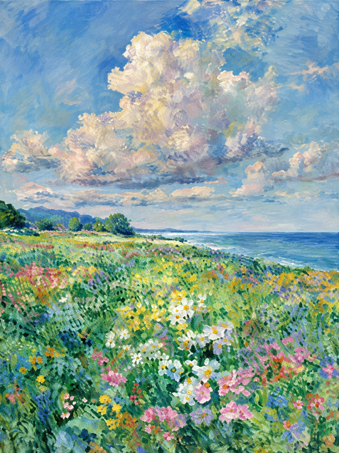 Campo de Flores Pintado