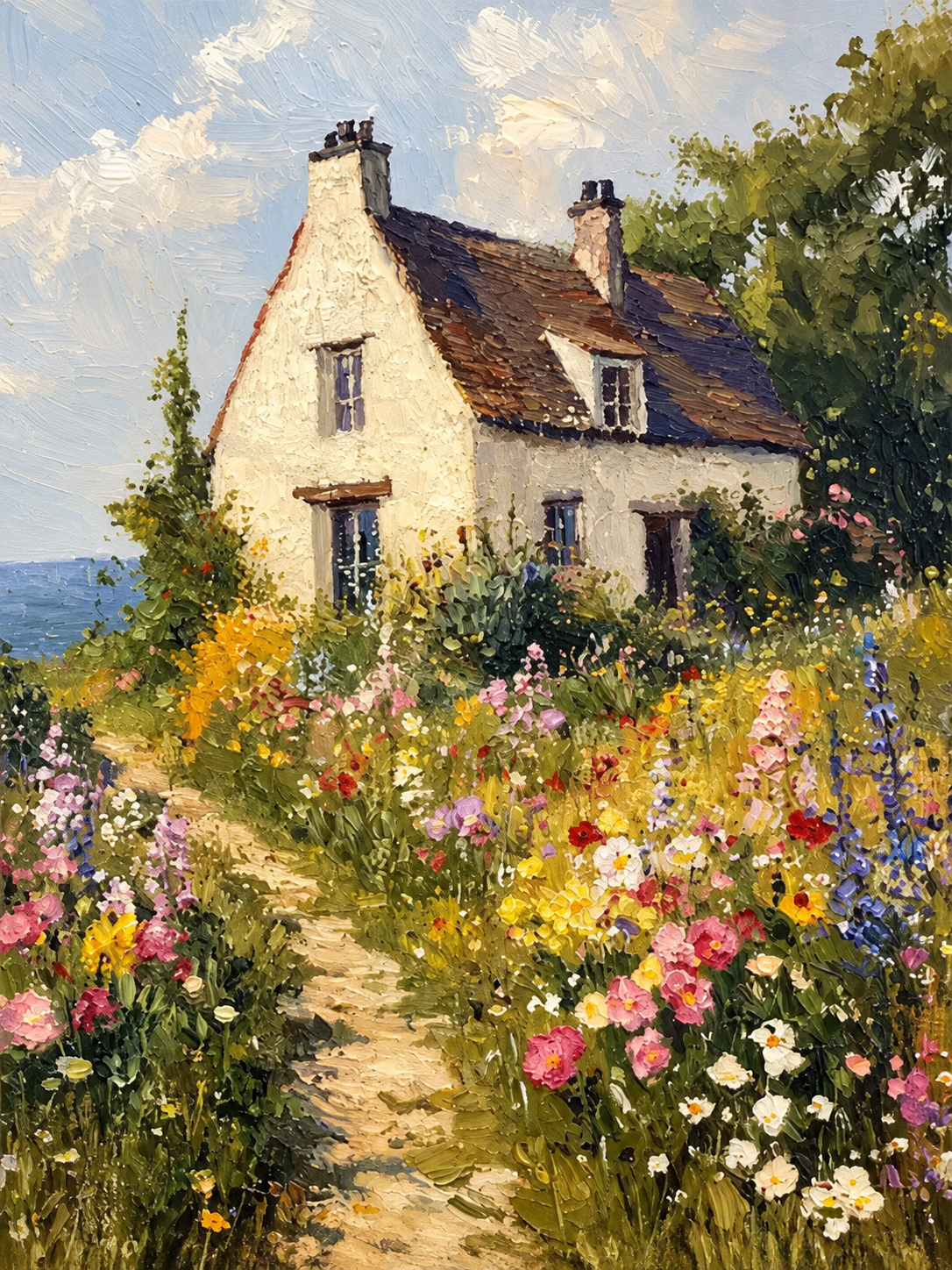 Casa entre Flores