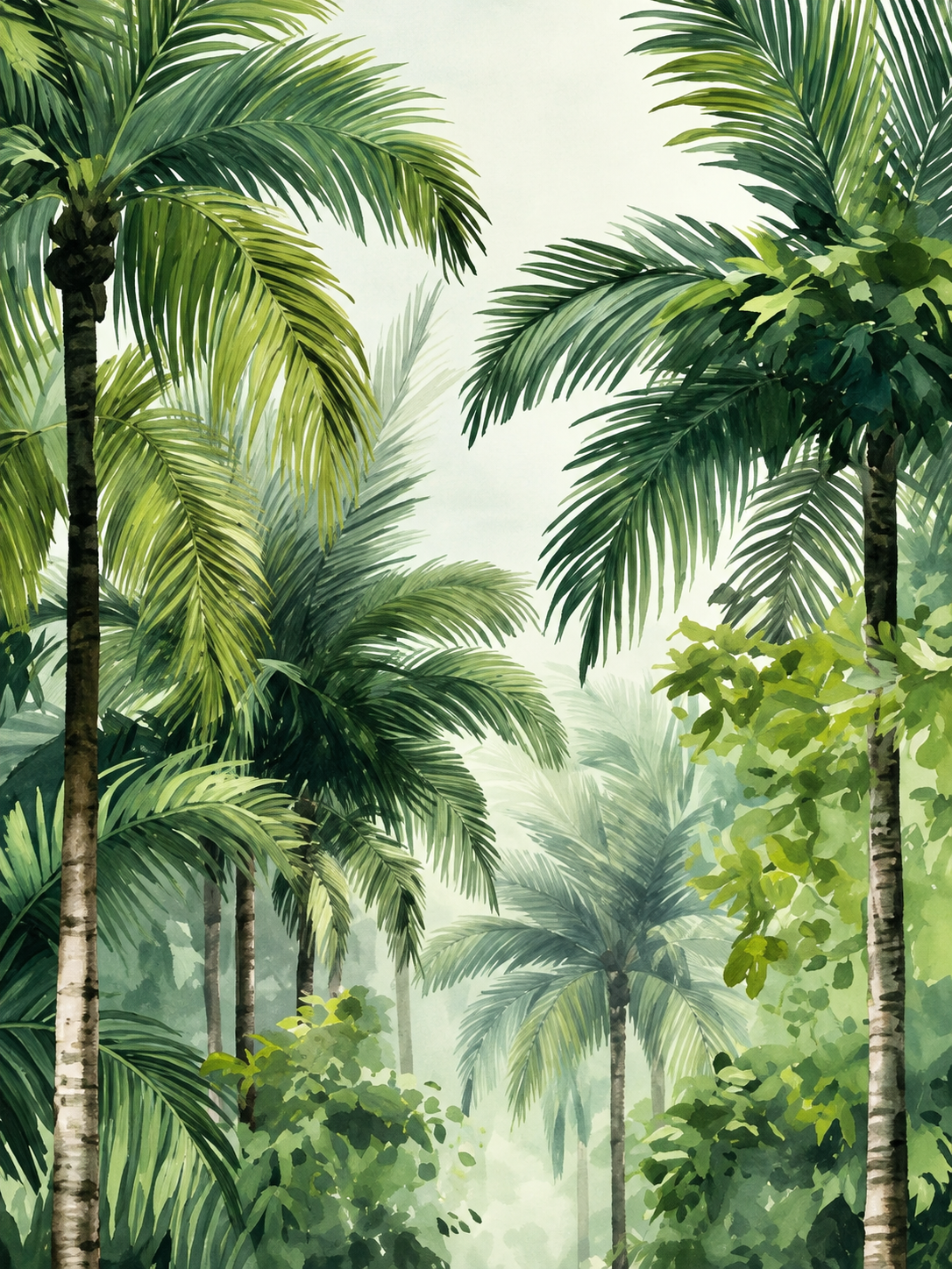 Palmeras en la Selva