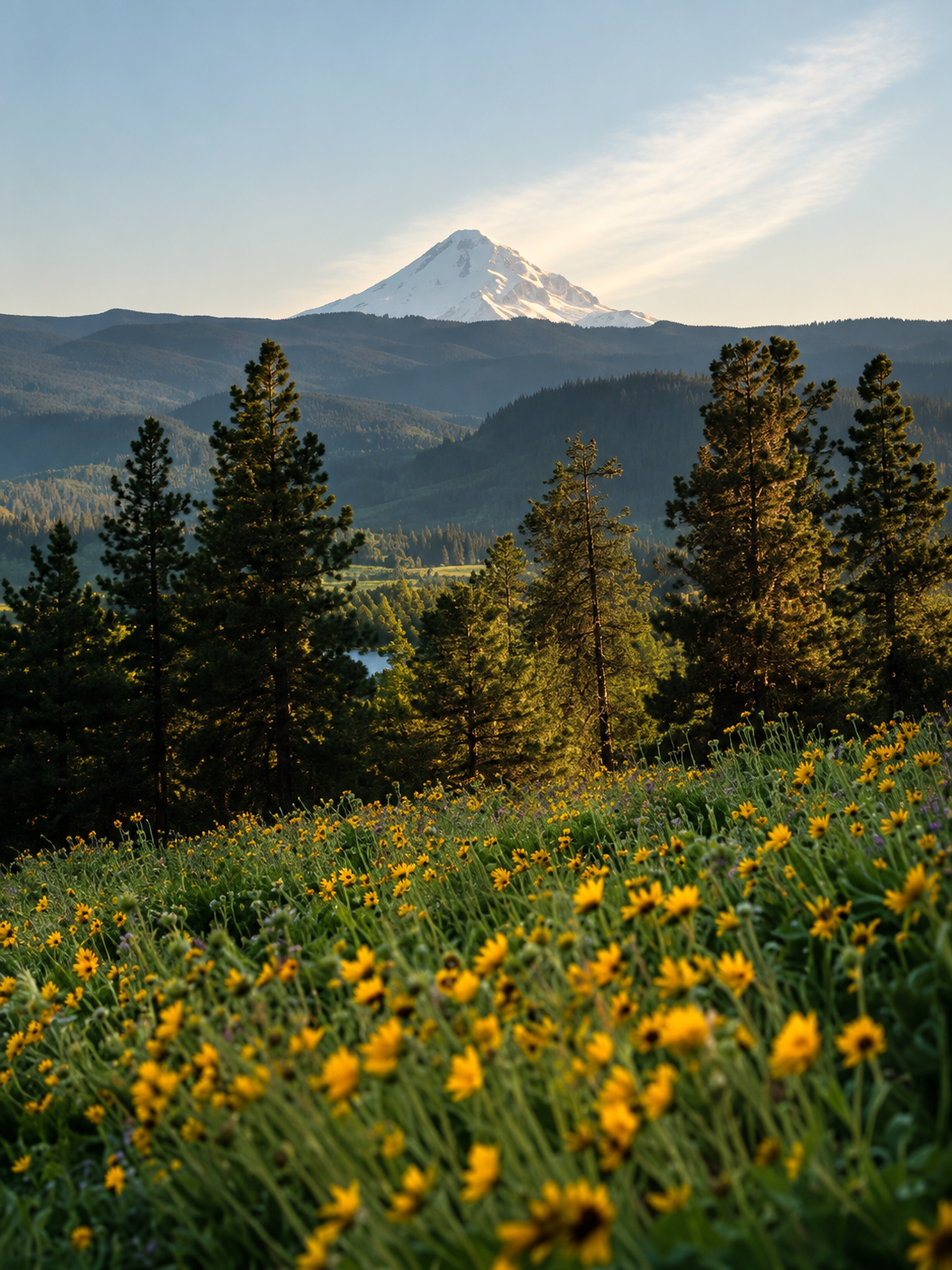 Montaña entre Flores