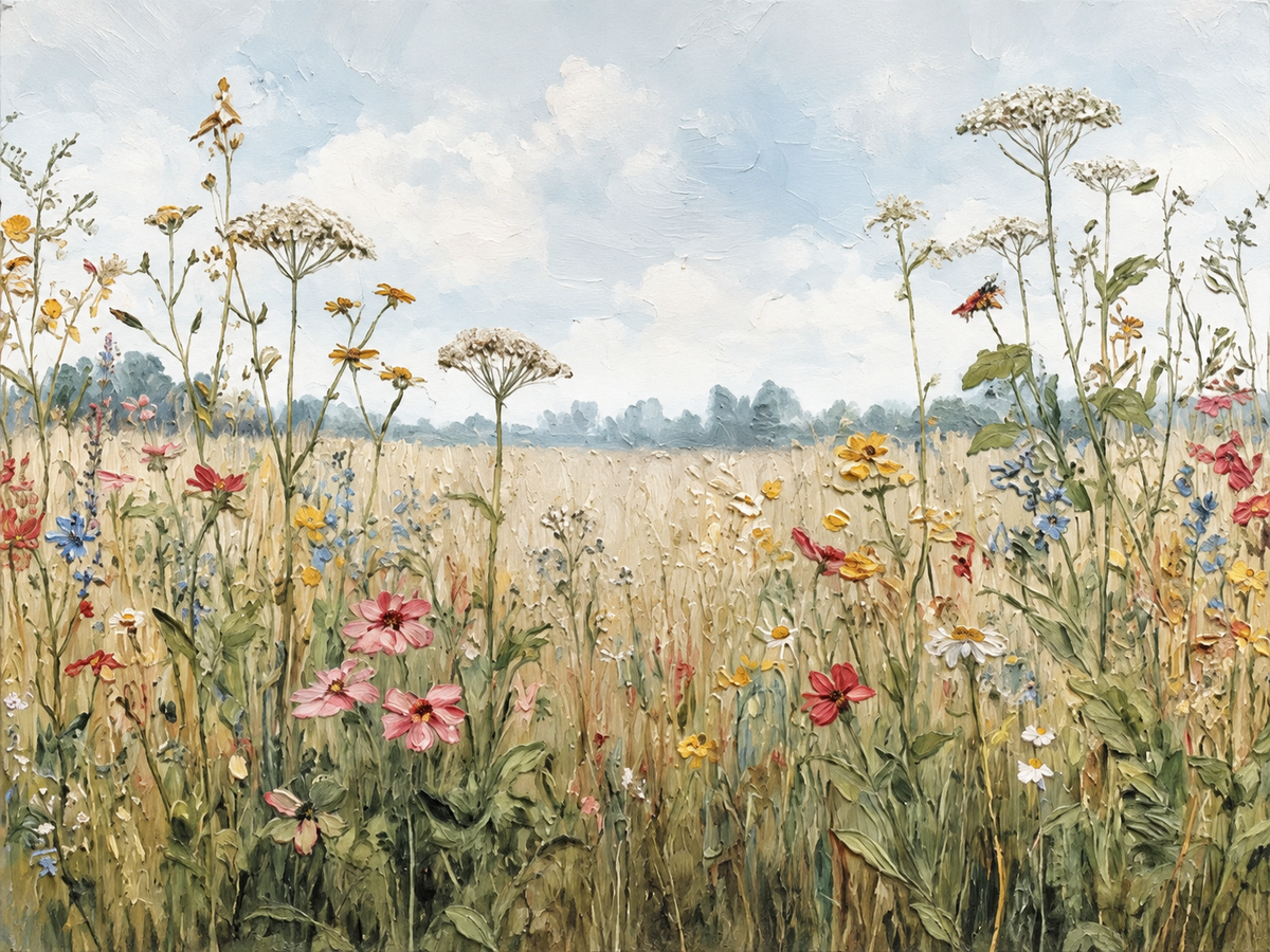 Campo de Flores Delicadas