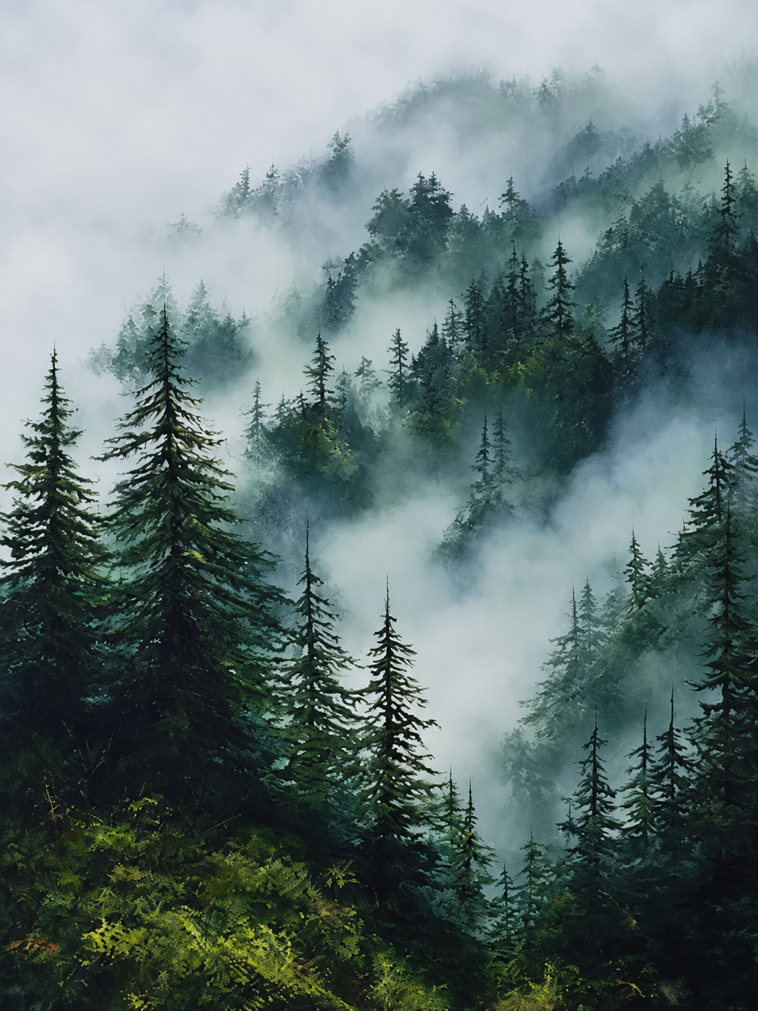 Bosque con Niebla