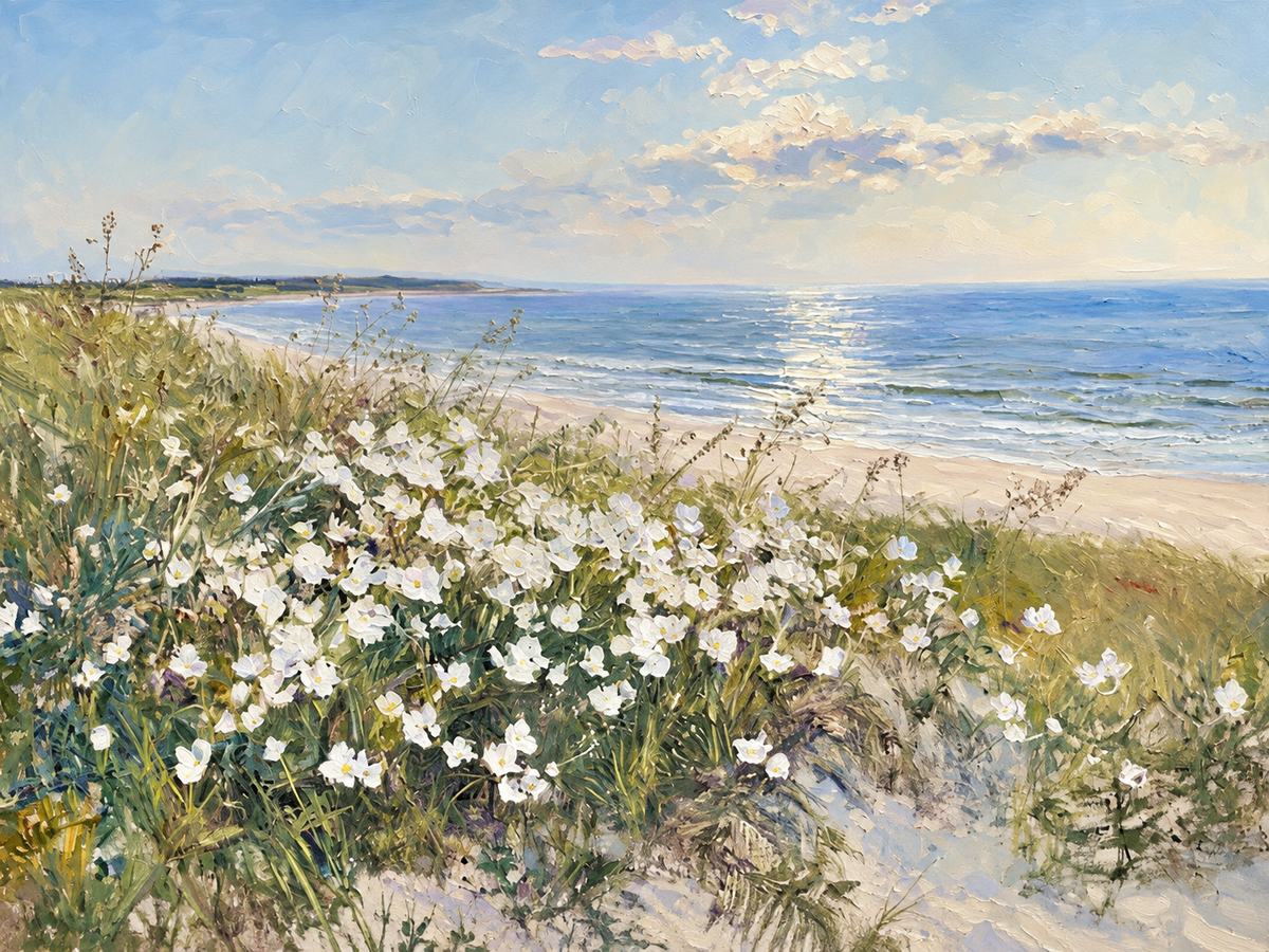 Playa con Flores