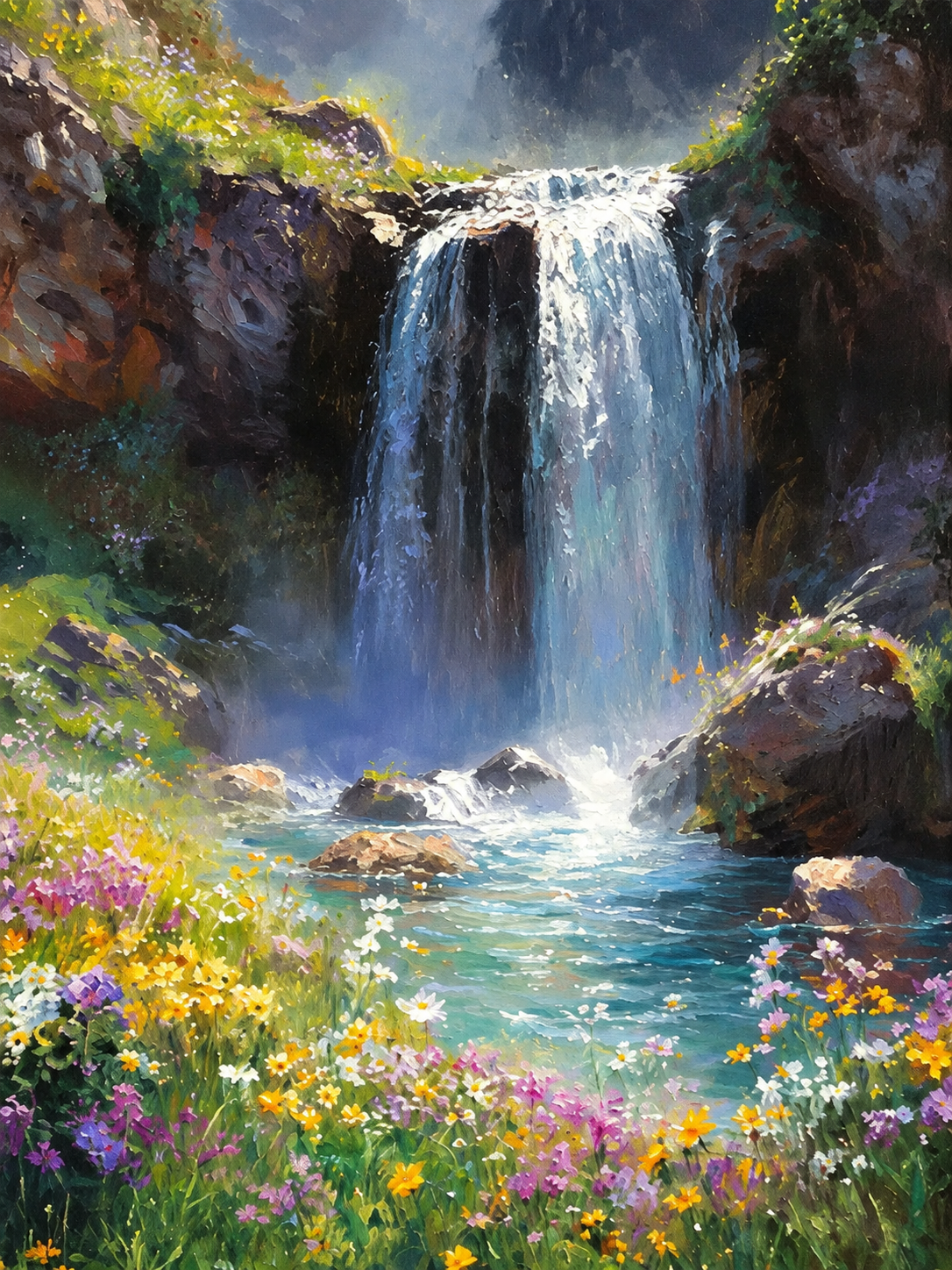 Cascada en el Bosque