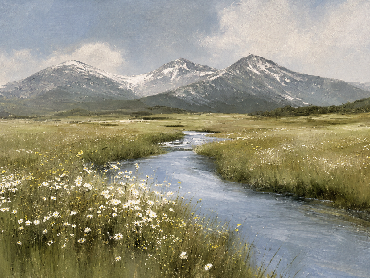 Pradera entre Montañas II
