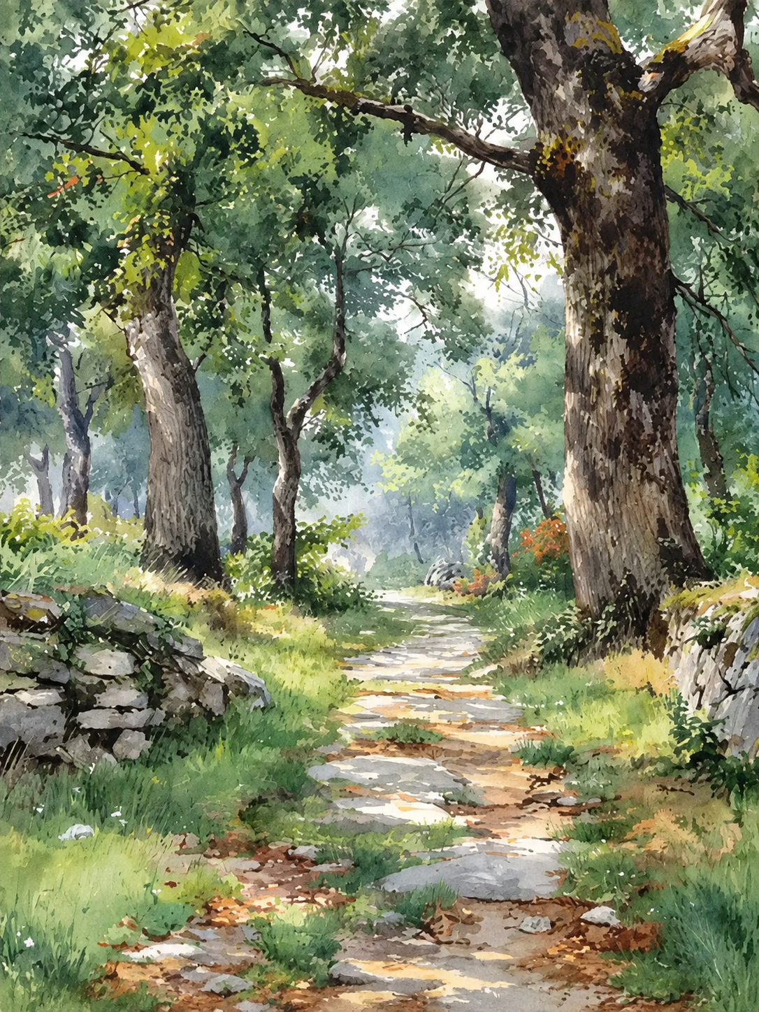 Sendero entre Árboles