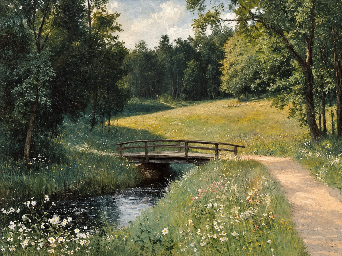 Río entre Árboles