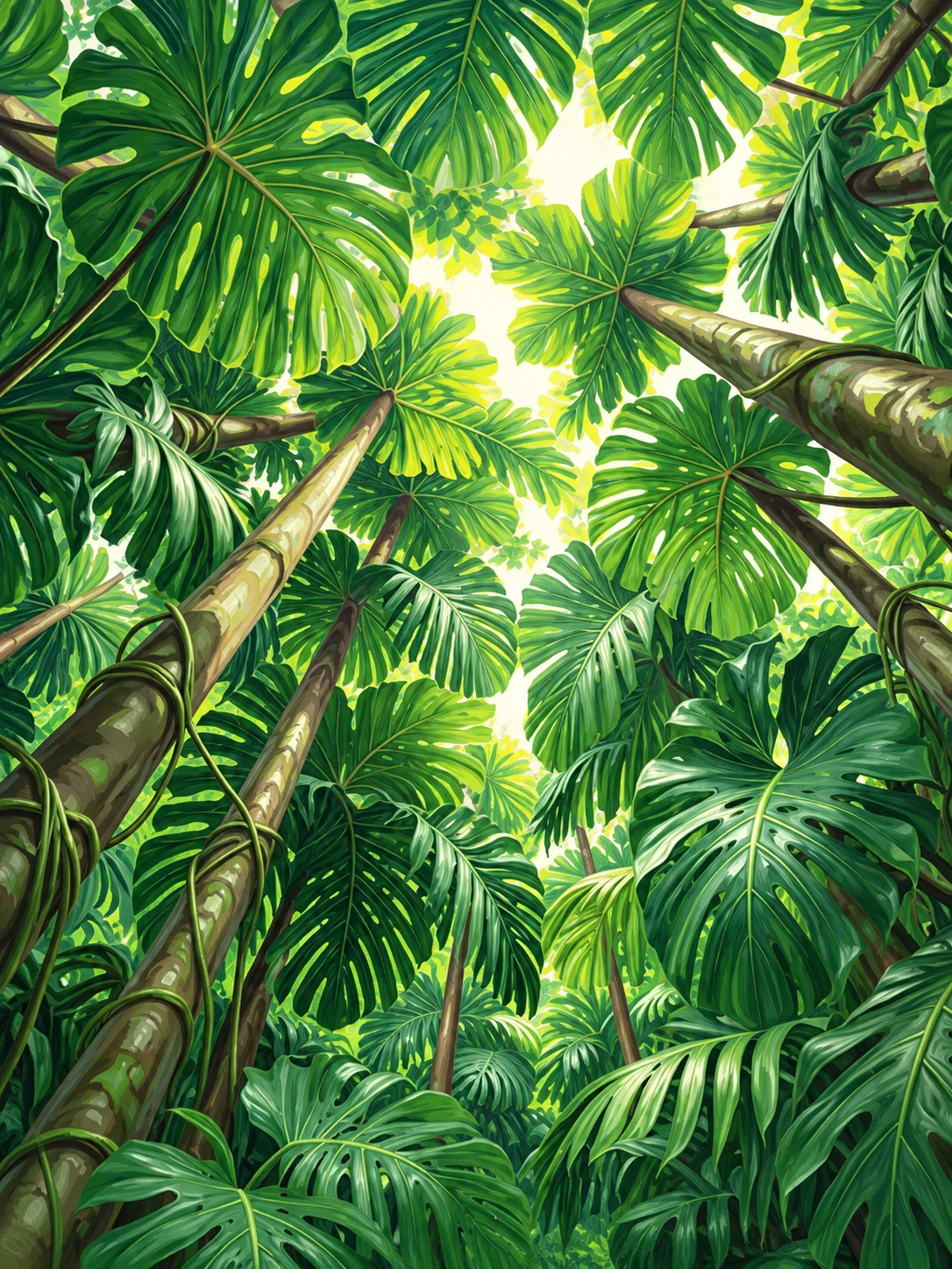 Hojas de Monstera