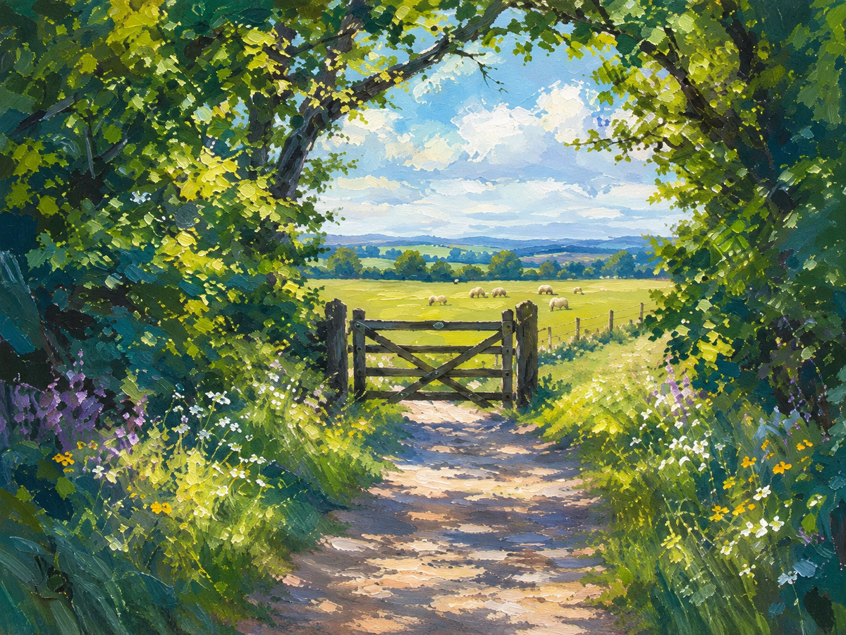 Camino entre Flores