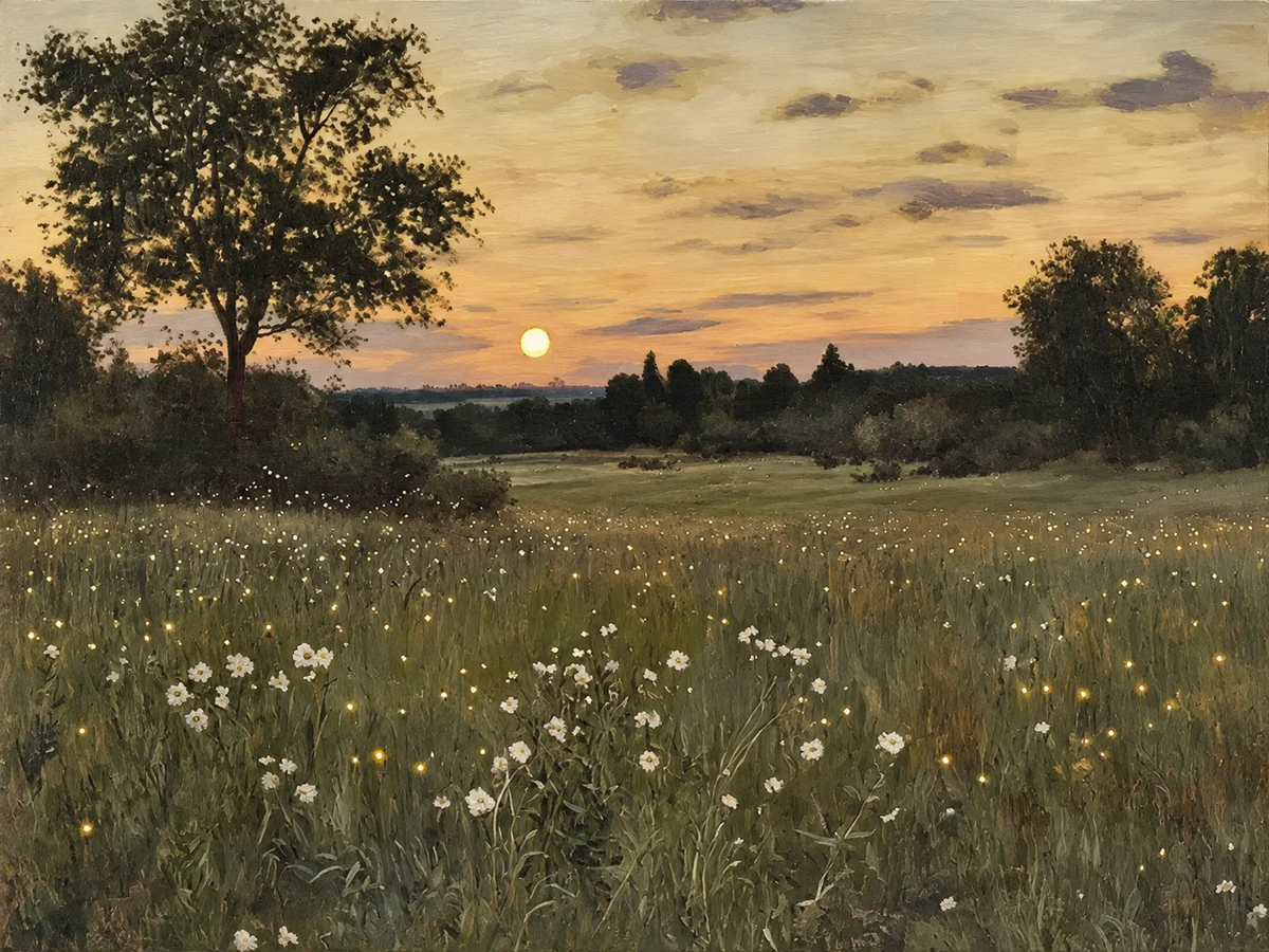 Campo al Atardecer