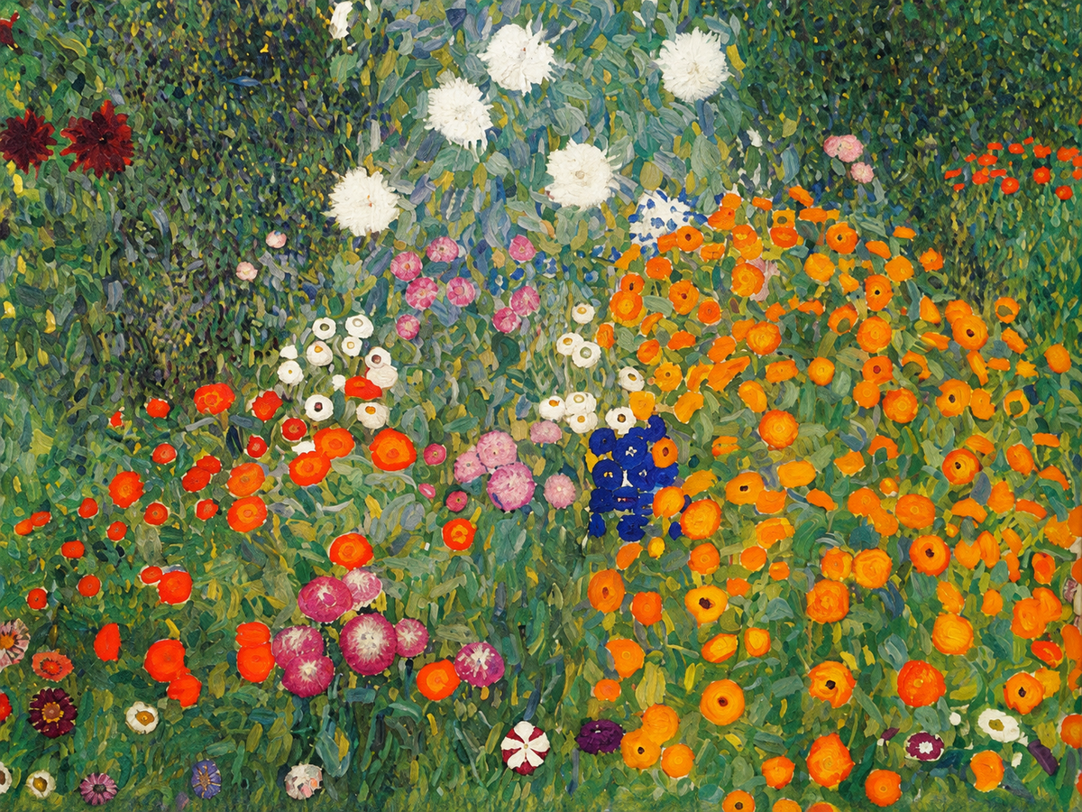 Jardín de Flores Colorido