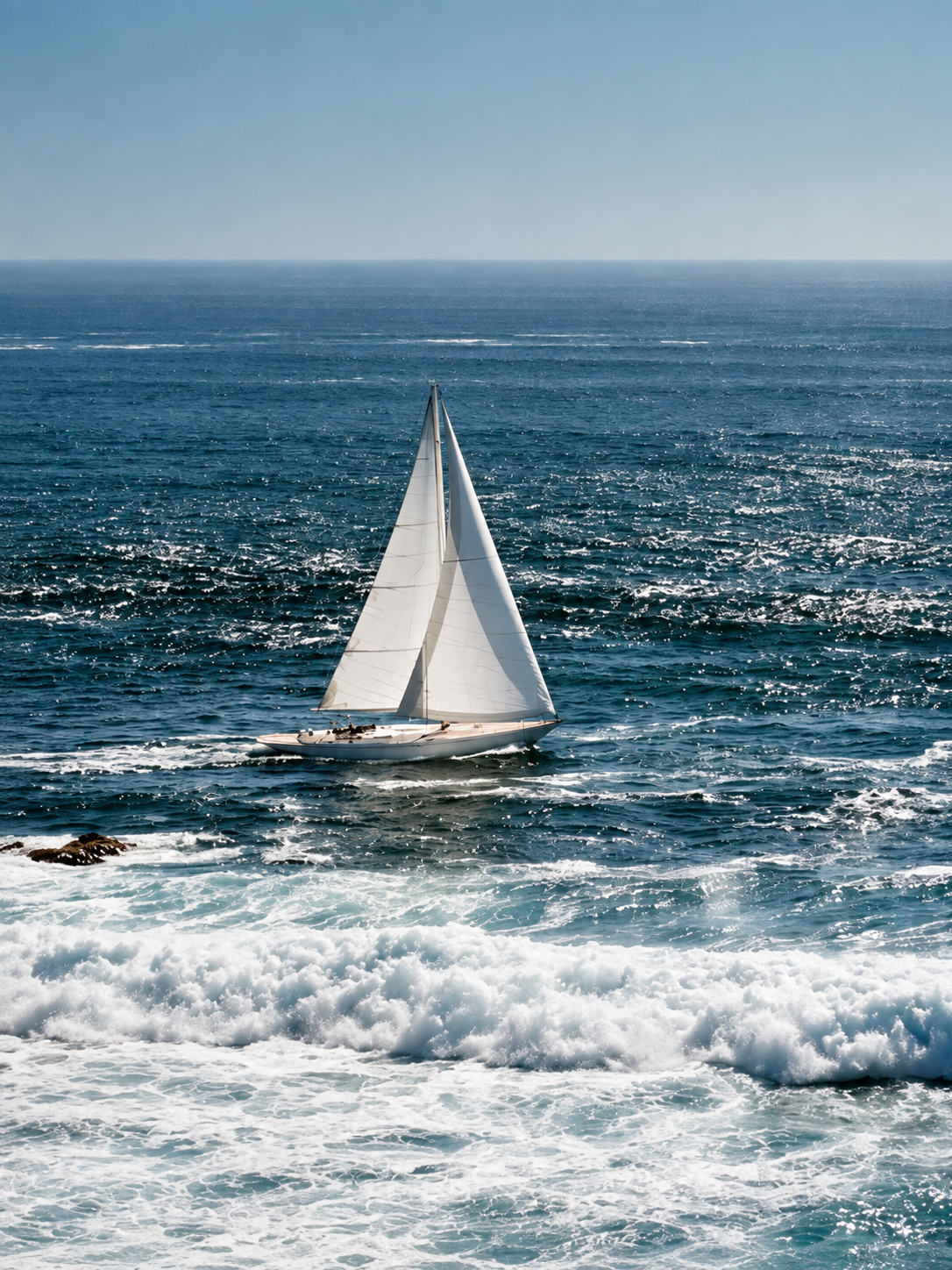 Velero en Alta Mar