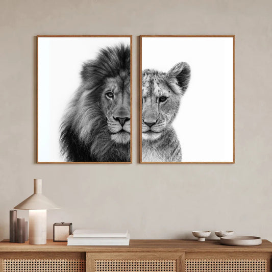 Set de 2 Leones #1