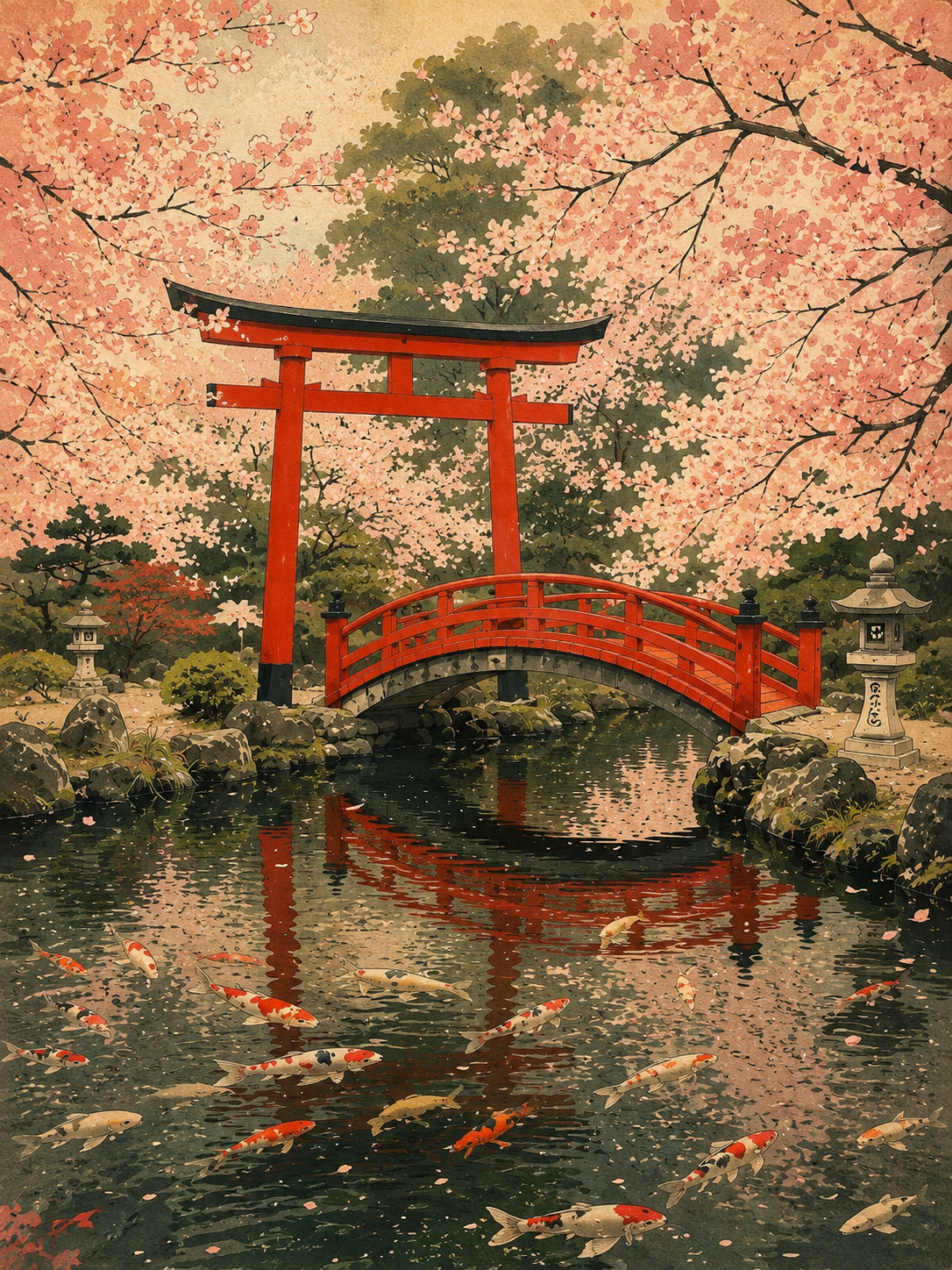 Puente Torii Rojo