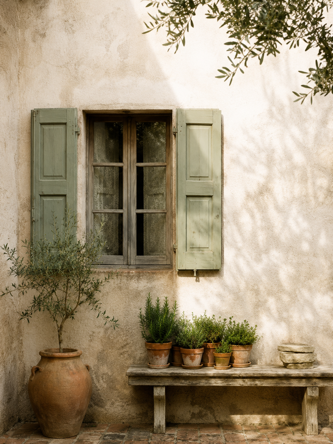 Ventana con Postigos