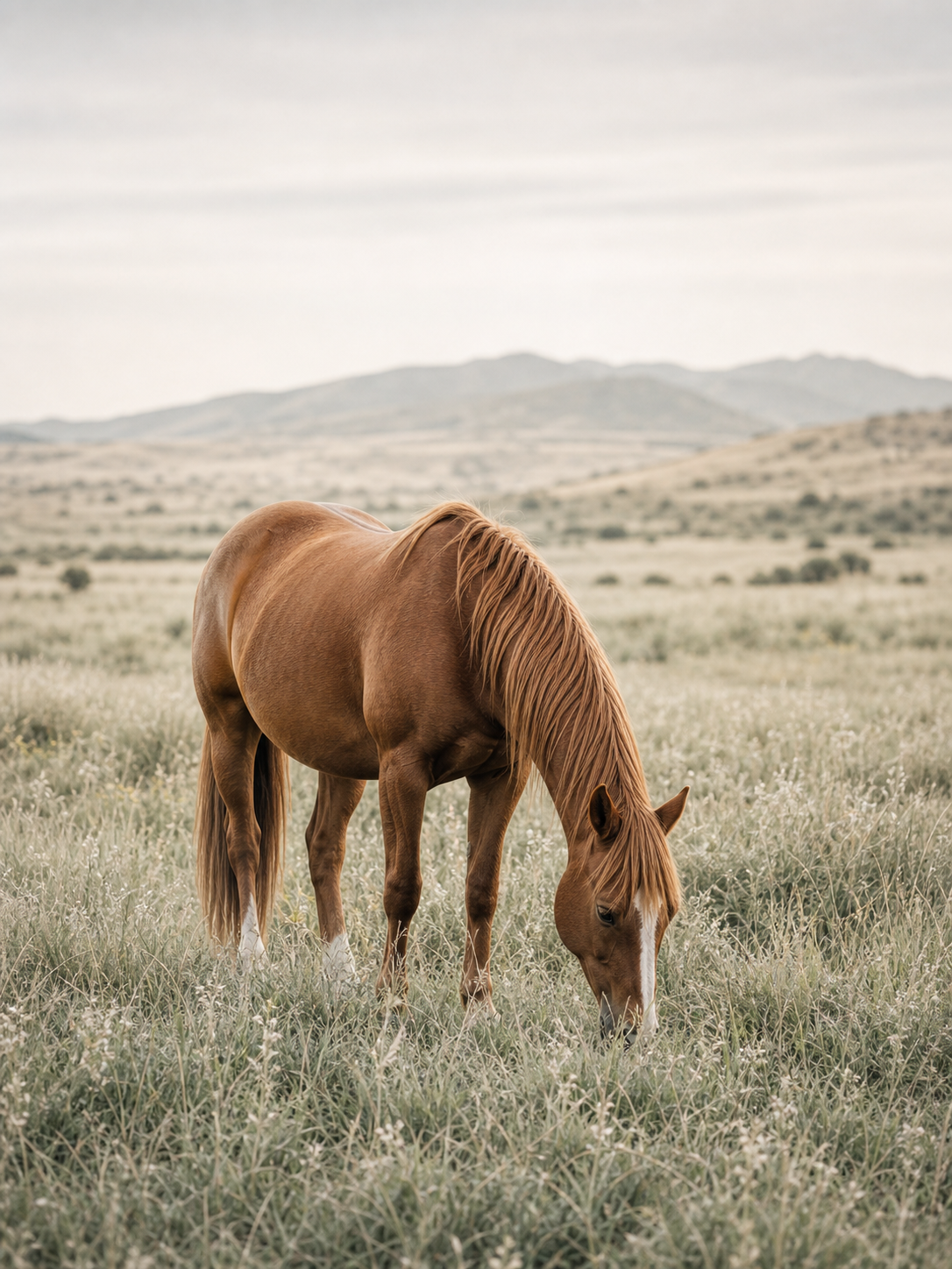 Caballo Pastando