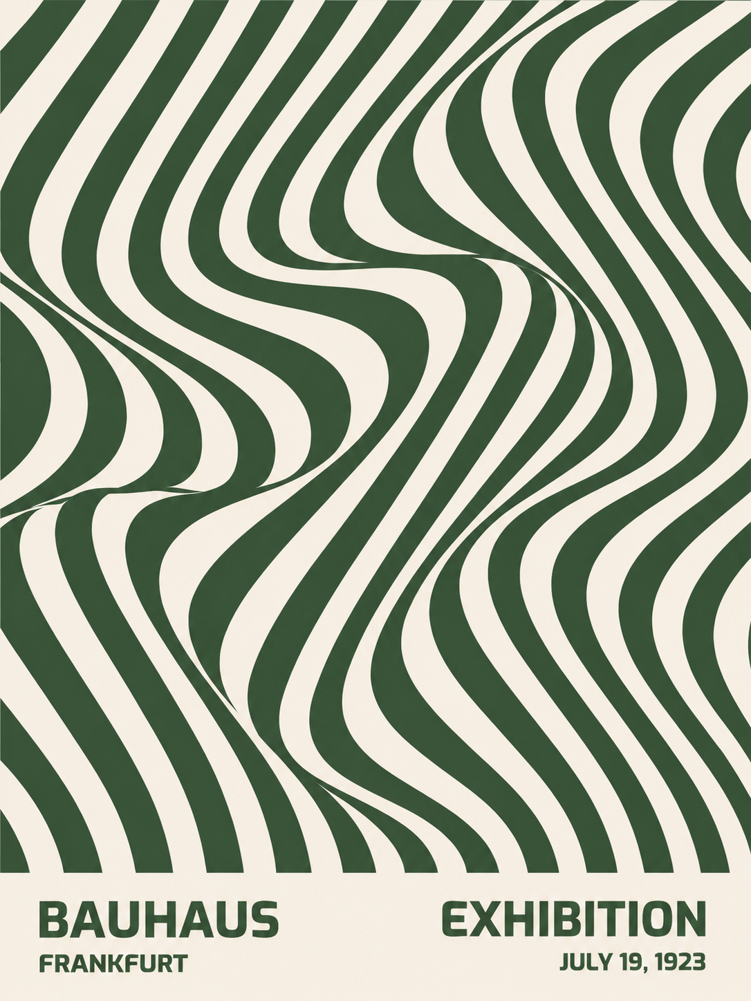 Bauhaus Ondas Verde