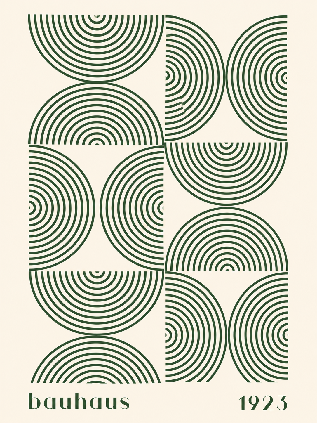 Bauhaus Espiral Verde