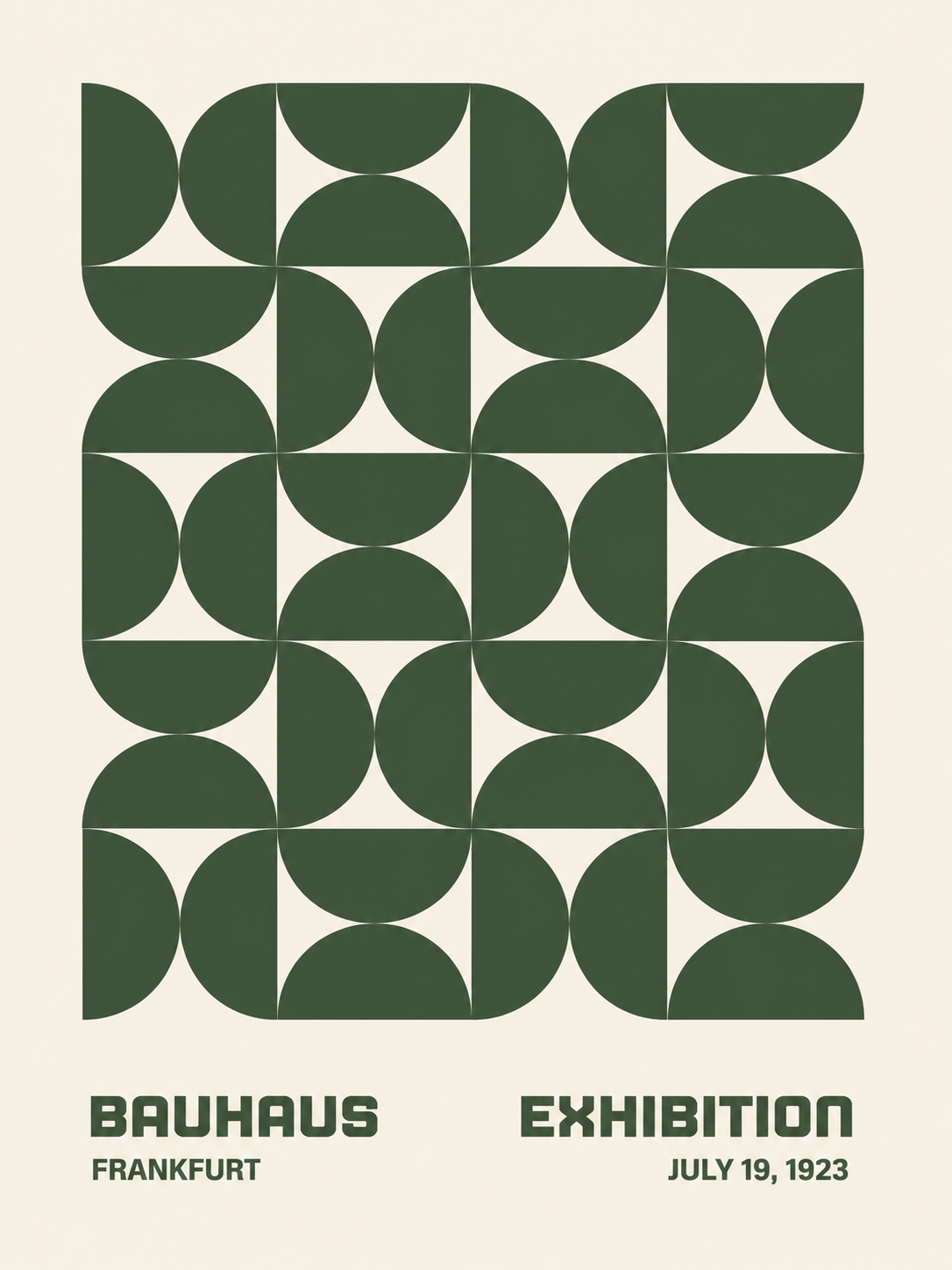 Bauhaus Mosaico Verde