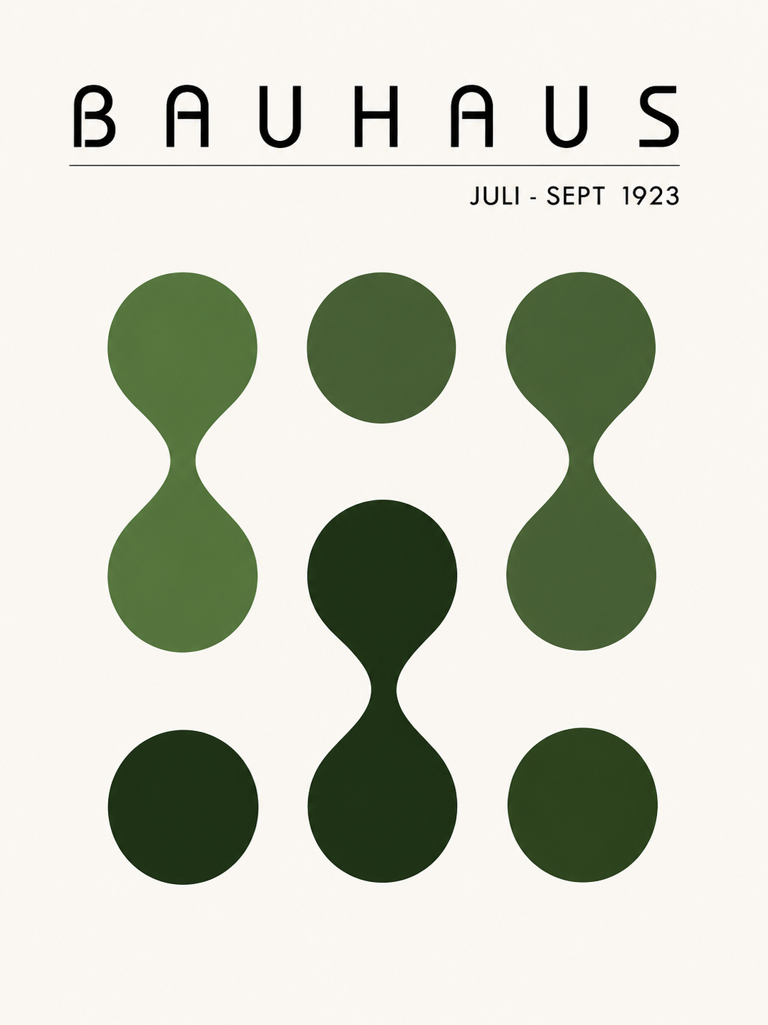Bauhaus Gotas Verde