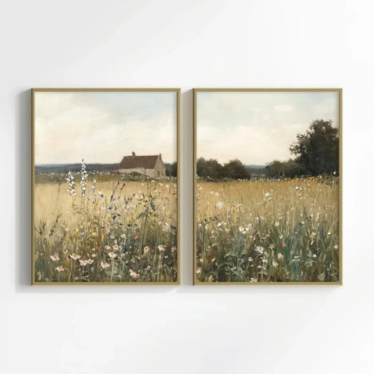 Set de 2 Campo de Flores #3